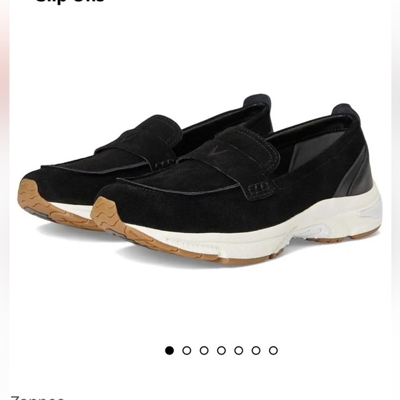 Vionic 23Walk Black Leather Orthotic Walking Arch Support Comfort Loafer NWOT - Picture 2 of 16